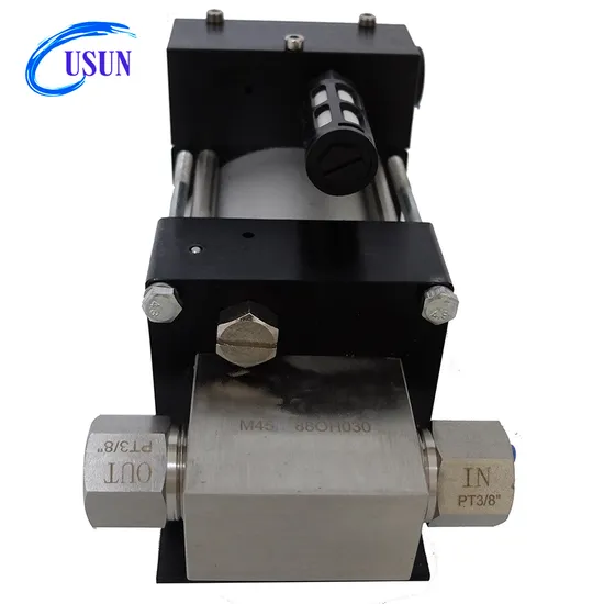 Usun Model: M130 600-1000 Bar High Pressure Air Hydraulic Test Pump for Sale